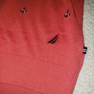 Nautica xl lightweight crew neck with anchors